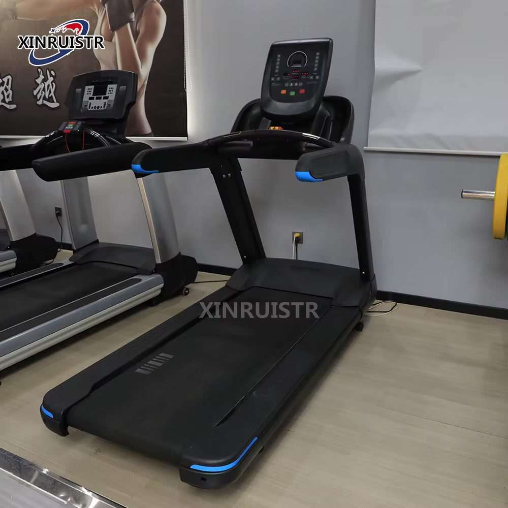 Button Press Screen Treadmill with Heavy Pad Economic Running Machine Parts for Nepal and India — image 6