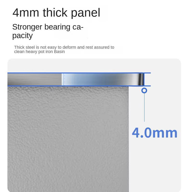 YITE Dishwasher Change Kitchen Sink 90X50 Large Single Rectangular Bowl Food Grade 4.0mm Thickness Modern Simple Design Sus304 — image 2