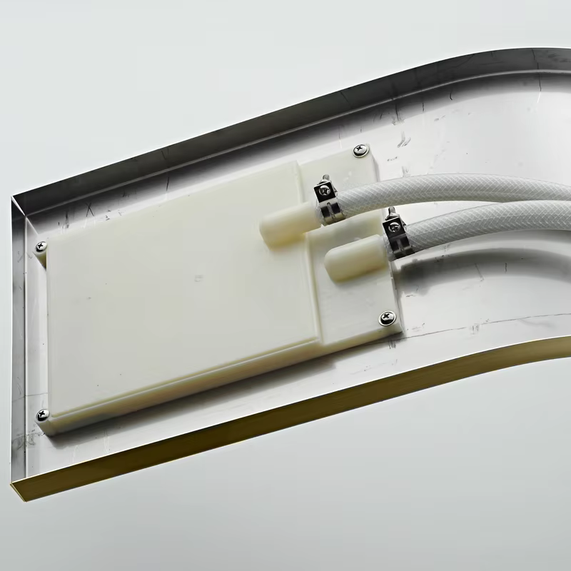 OEM Free Standing Bathtub Bath Tap Shower Panel Set Polished Concealed Mixer System Faucet Chrome Single Handle Soft for Hotels — image 6