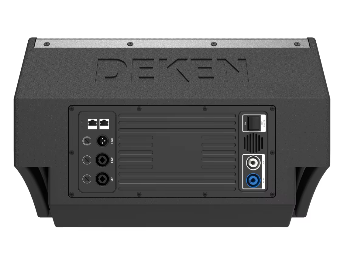 DEKEN STAGE M12P Professional 2 Unit 2 Way System Stage Activity Floor Monitor Coaxial Inverting Studio Monitors Active Speaker — image 6
