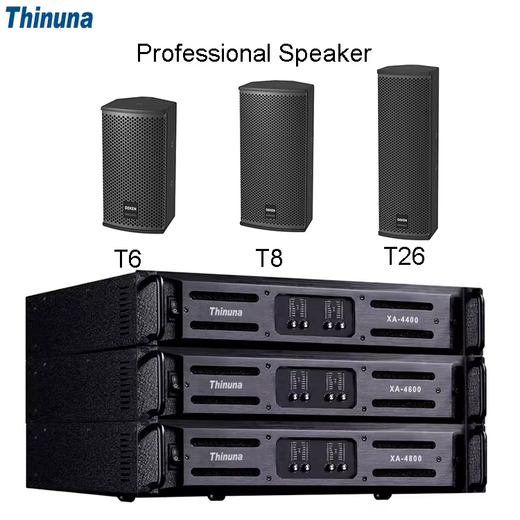 DEKEN FLEX T6 Professional Universal Speaker PA System 2 Unit 2-way Full Range Frequency Passive Loudspeakers — image 6