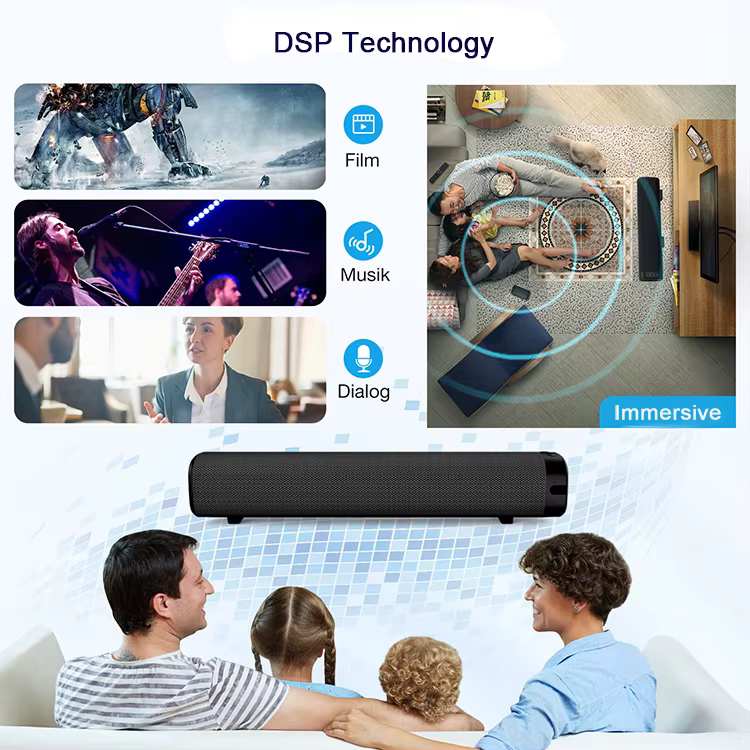 Home Theater Systems Lowest Price MINI  Soundbar Home Theater Systems Computer Multimedia Speakers — image 4