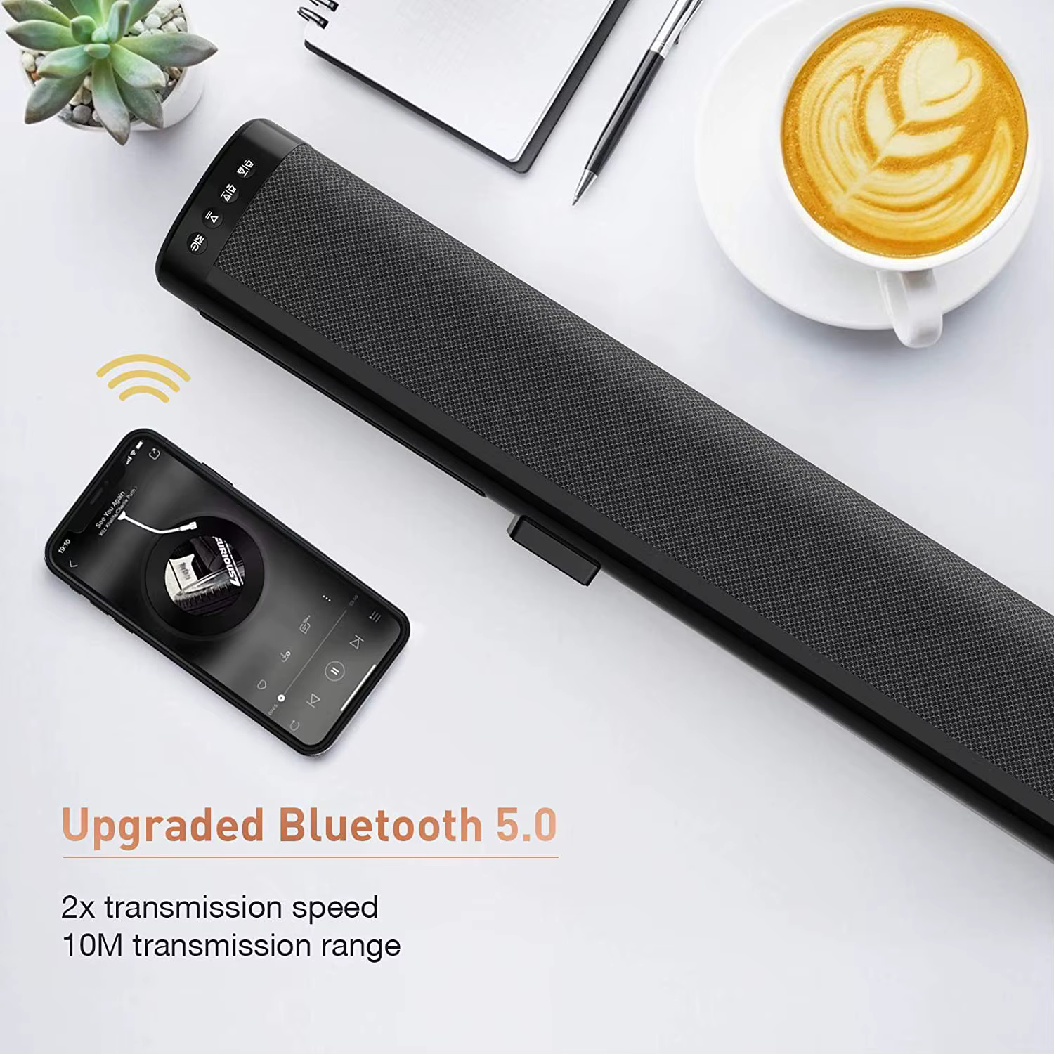 OEM ODM 2.1CH Smart Music System TV Sound Bar Wireless for Bluetooth Home Theater System with Subwoofer & Sound Bar — image 4