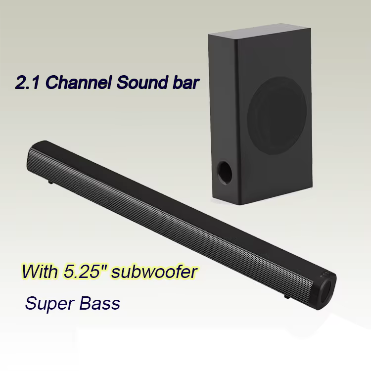 Super Bass 2.1 Channel Home Wireless Soundbar with Subwoofer Popular Home Theater System — image 6