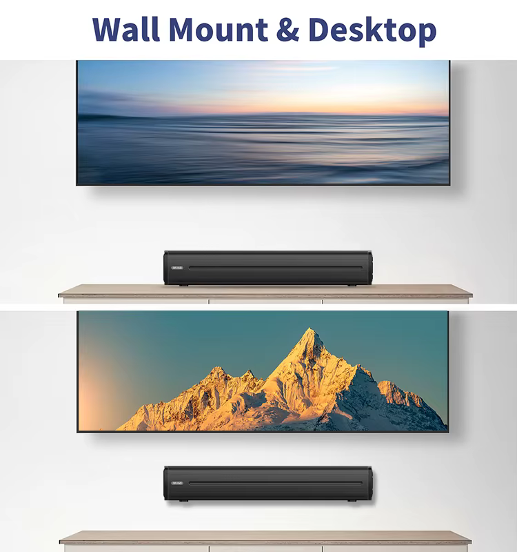 Home Theater Wireless/BT/bluetooth Soundbar Per Film/musica/notizie Con Arco/OPT/telecomando TV Speaker Soundbar — image 5