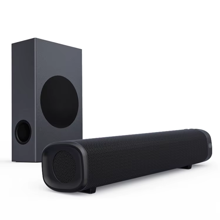 High Quality 60W 2.1 Home TV Soundbar Theatre System Wireless for Bluetooth 3D Surround Bass Subwoofer Wood Plastic Loudspeaker — image 2