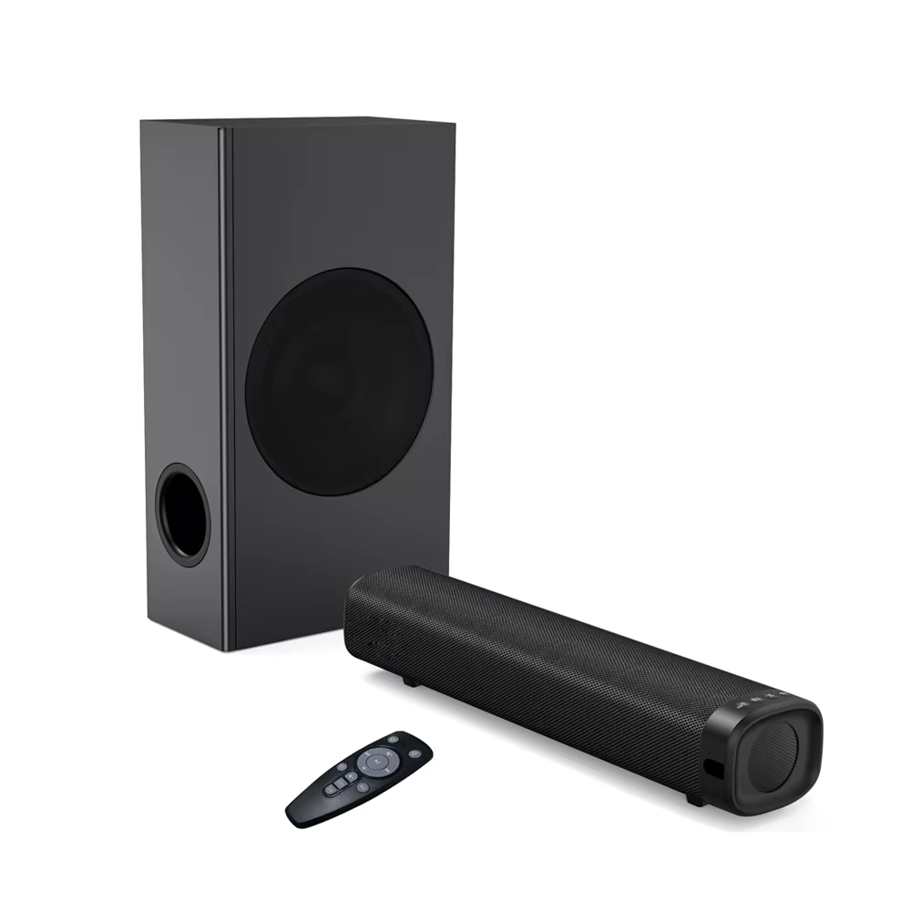 High Quality 60W 2.1 Home TV Soundbar Theatre System Wireless for Bluetooth 3D Surround Bass Subwoofer Wood Plastic Loudspeaker — image 5