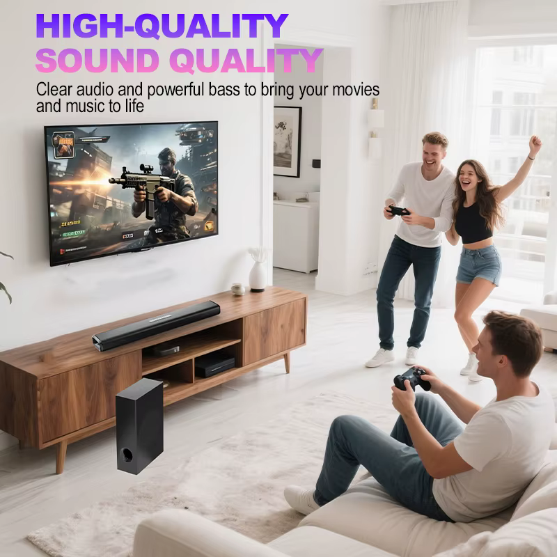 Sound bar Stereo System for Home Car Audio Subwoofer Live Streaming Equipment  Family Professional Sound System — image 5
