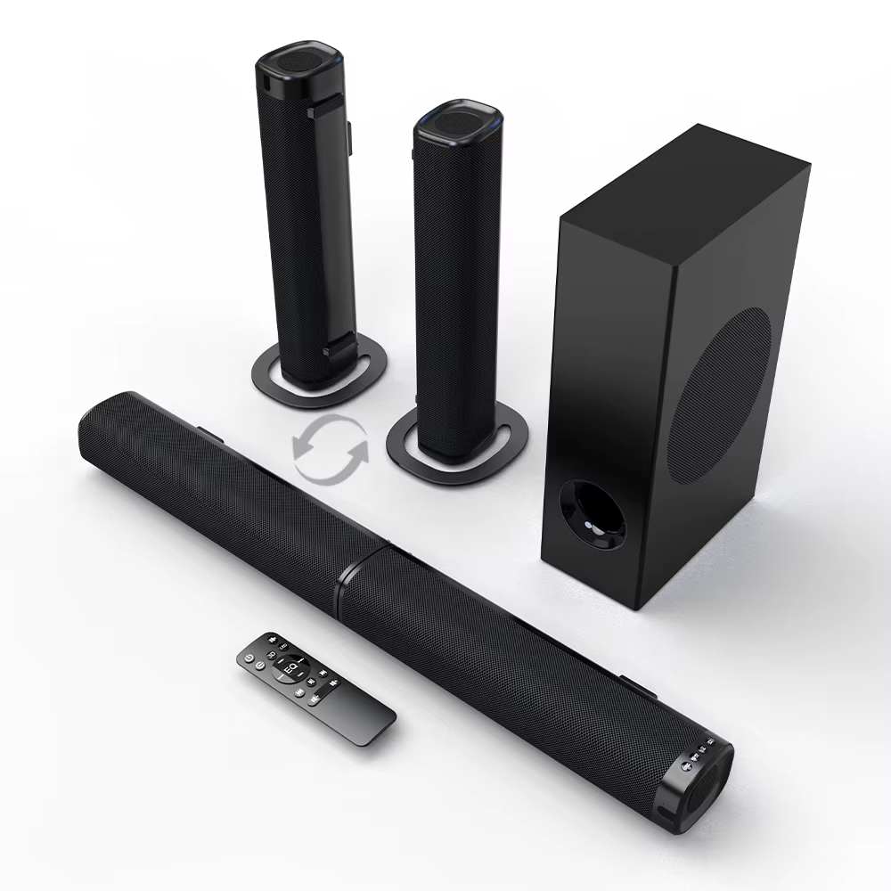 40W Wireless Home Theater System Soundbar with Subwoofer Wood Combination Style — image 5