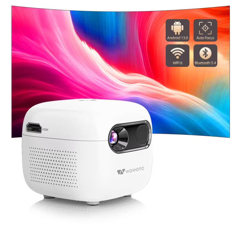 Factory Direct 4K HD Portable Mini Smart Projector Android 13.0 WiFi for LED 2G RAM Built-in Battery 20-200 Inch Home — image 2