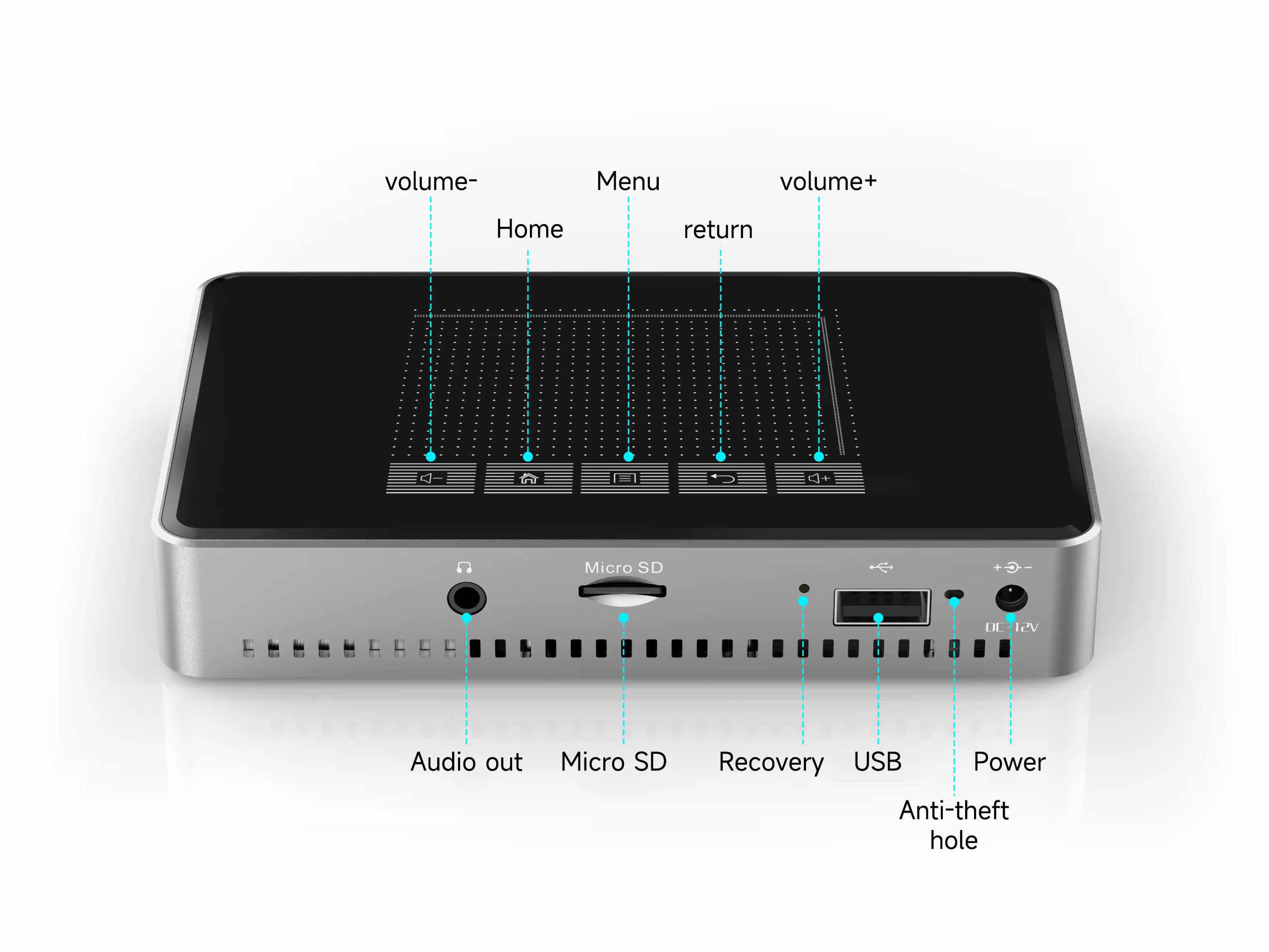 WOWOTO Mini Portable Android Home Theater Projector 4K HD Mobile Projector High Lumens Wireless Smart DLP Proyector Manual Lens — image 6