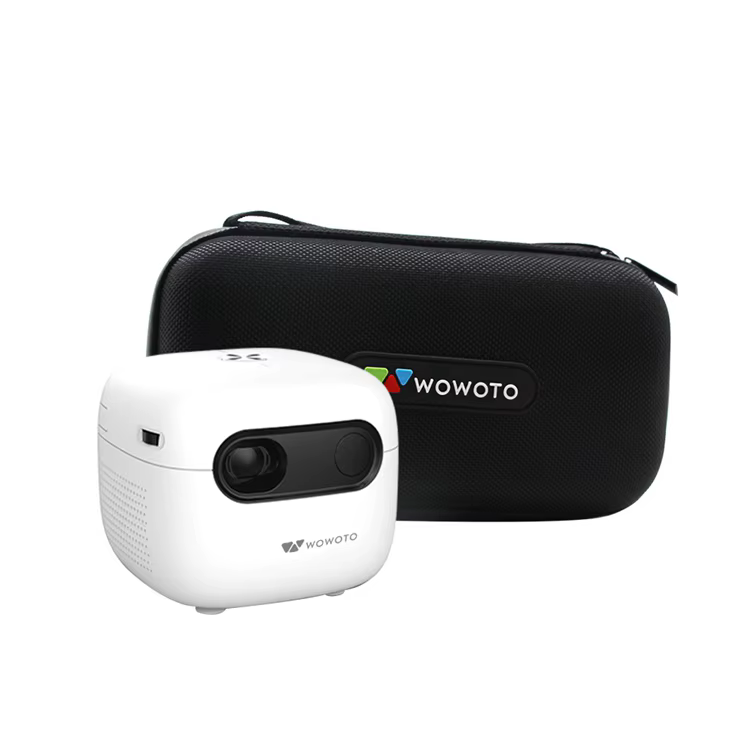 WOWOTO Durable Using Small Projector Portable Built-in Battery Android Pico Plam Projector — image 3