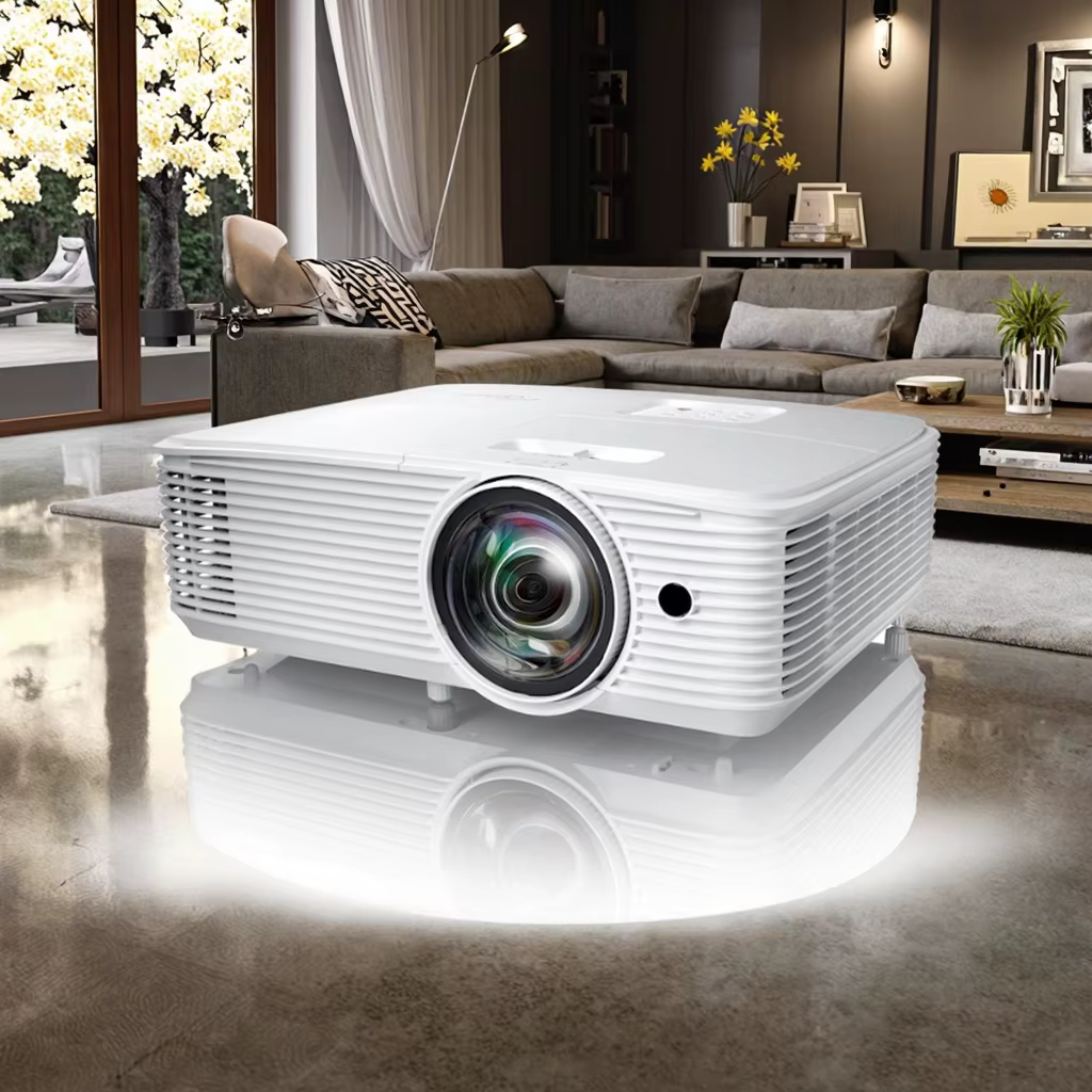 Wowoto Home Cinema Projector Low Noise High Brightness 3800 Lumen with Built-in Speaker for Home Use Business Meetings — image 2