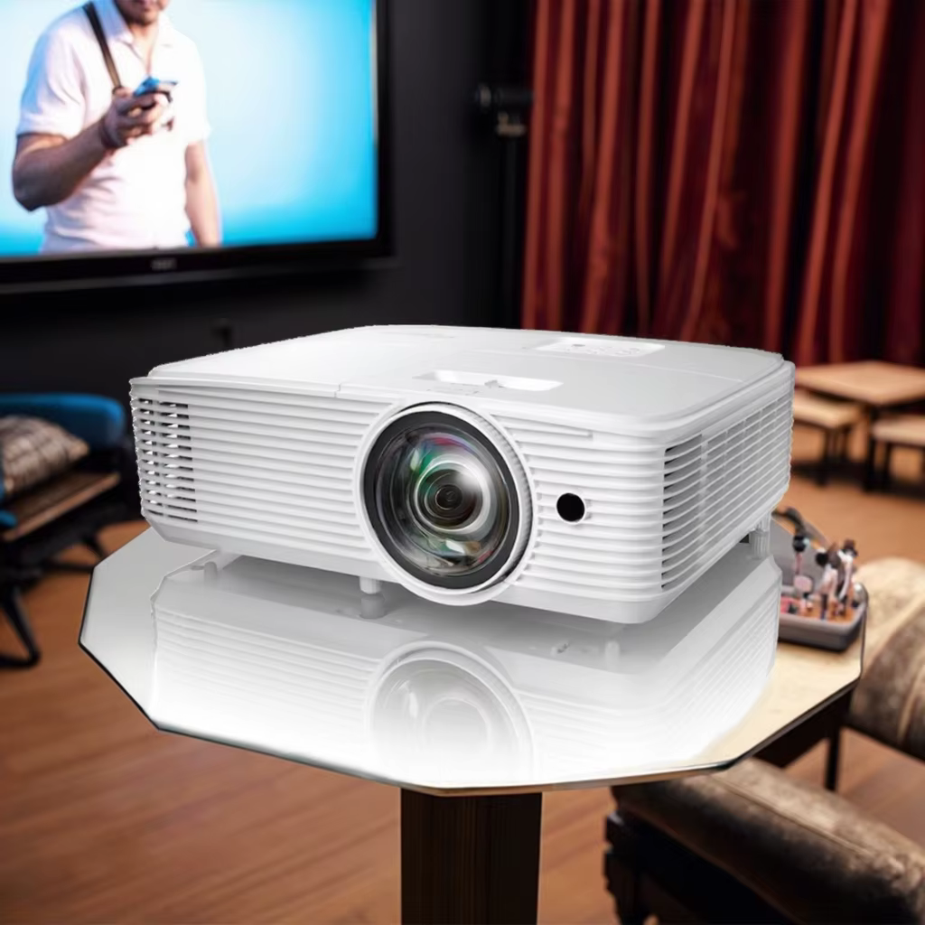Wowoto Home Cinema Projector Low Noise High Brightness 3800 Lumen with Built-in Speaker for Home Use Business Meetings — image 4