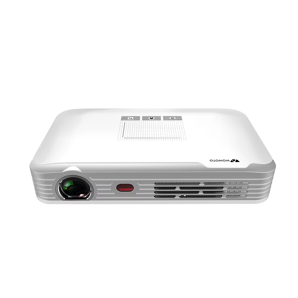 Latest 0.7kg Smart Home Theater Projector OEM Mobile HD Projector 4K Video Beam 1080P 3D DLP LED Light for IPhone/Android Phone — image 2