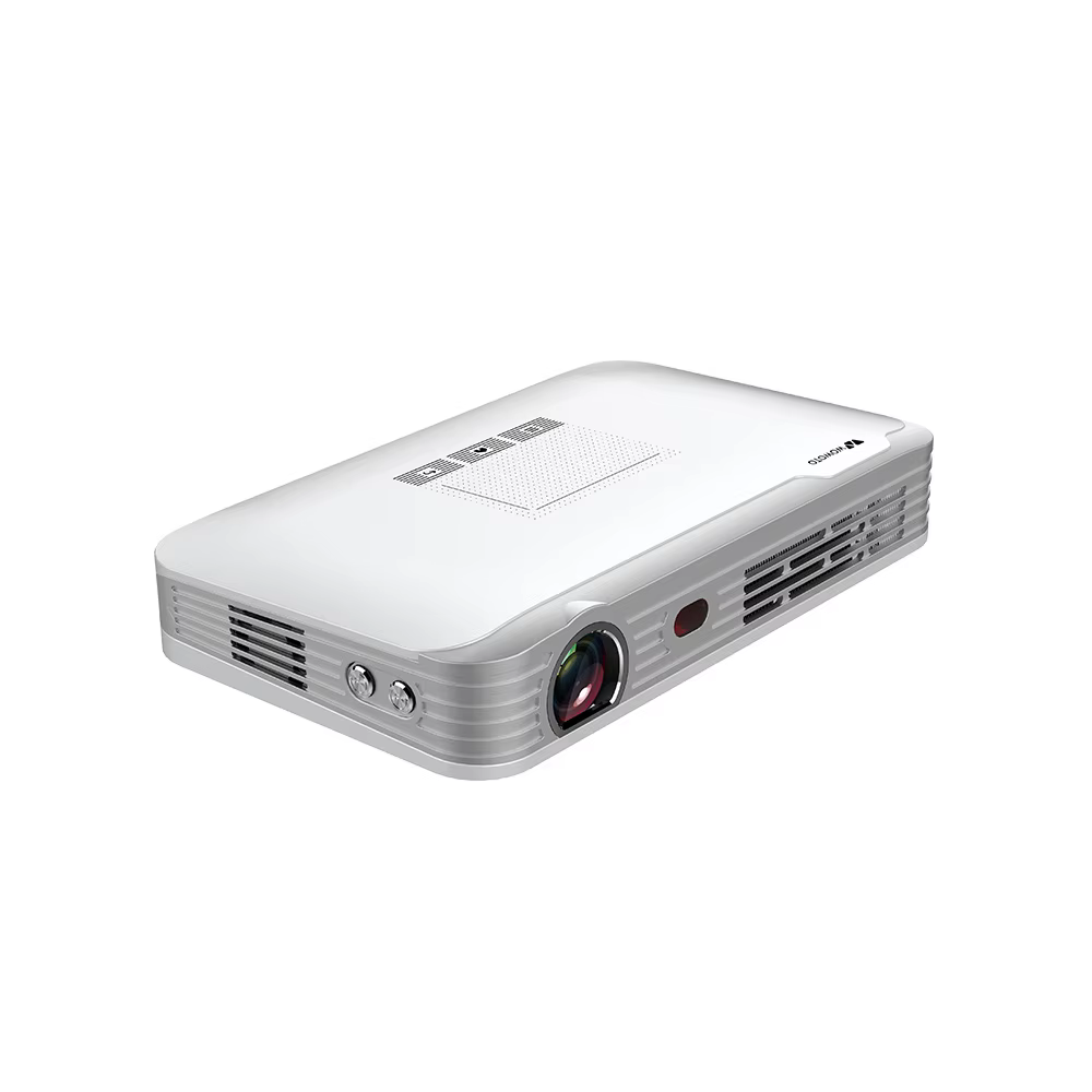 Latest 0.7kg Smart Home Theater Projector OEM Mobile HD Projector 4K Video Beam 1080P 3D DLP LED Light for IPhone/Android Phone — image 3