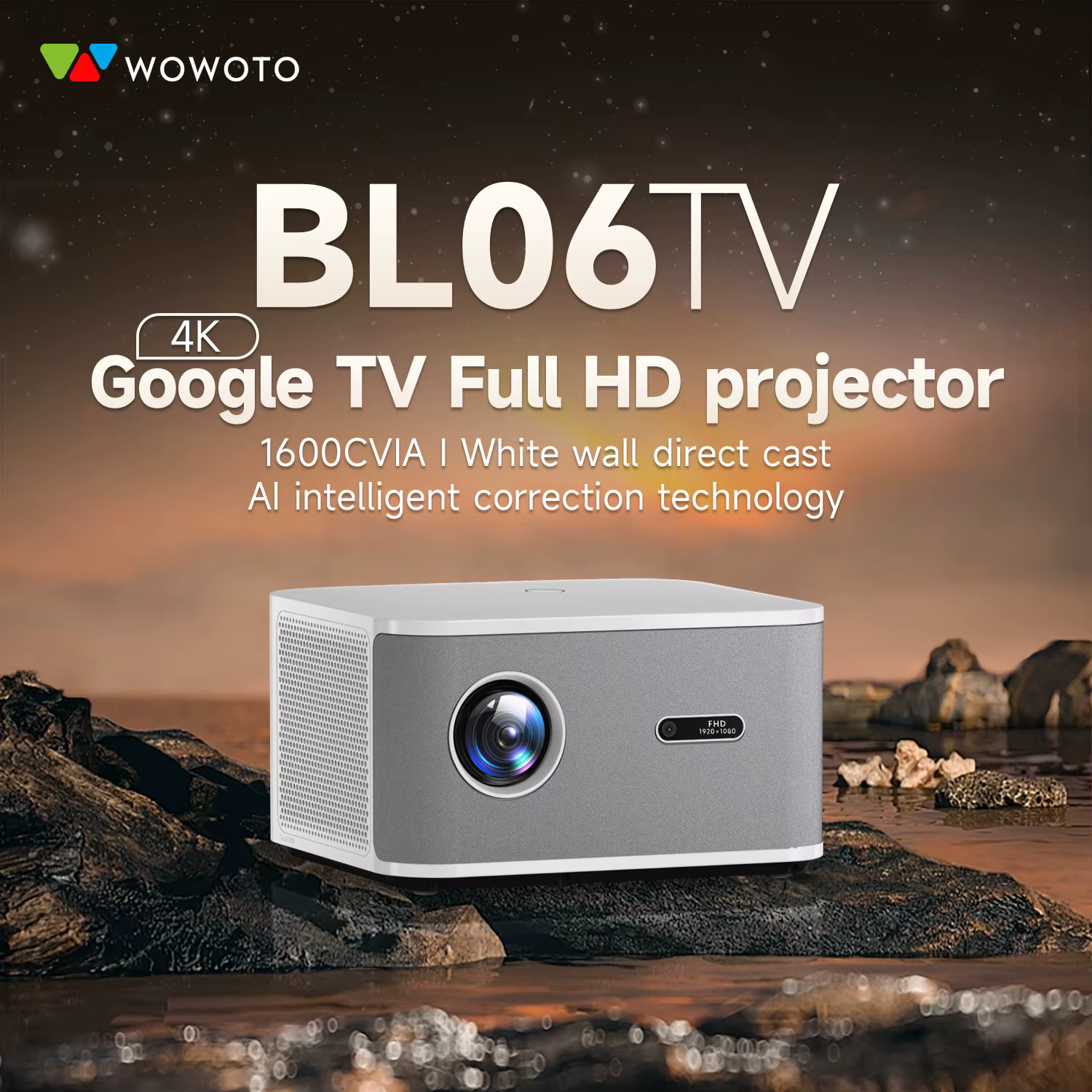 Full HD 1080P Home Theater Video Projector Smart Android Wireless Mobile Beamer Portable LCD Monitor 4k — image 5