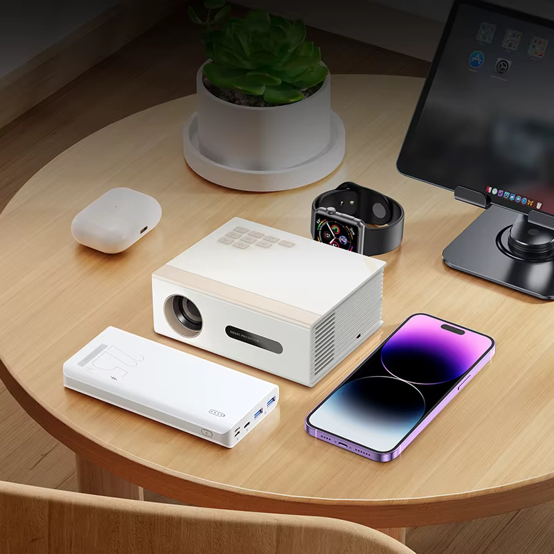 BL02 Mini Portable Android Projector US Local Wifi Smart Mirroring Screen Maximum Resolution Mini Portable TV Projector — image 4