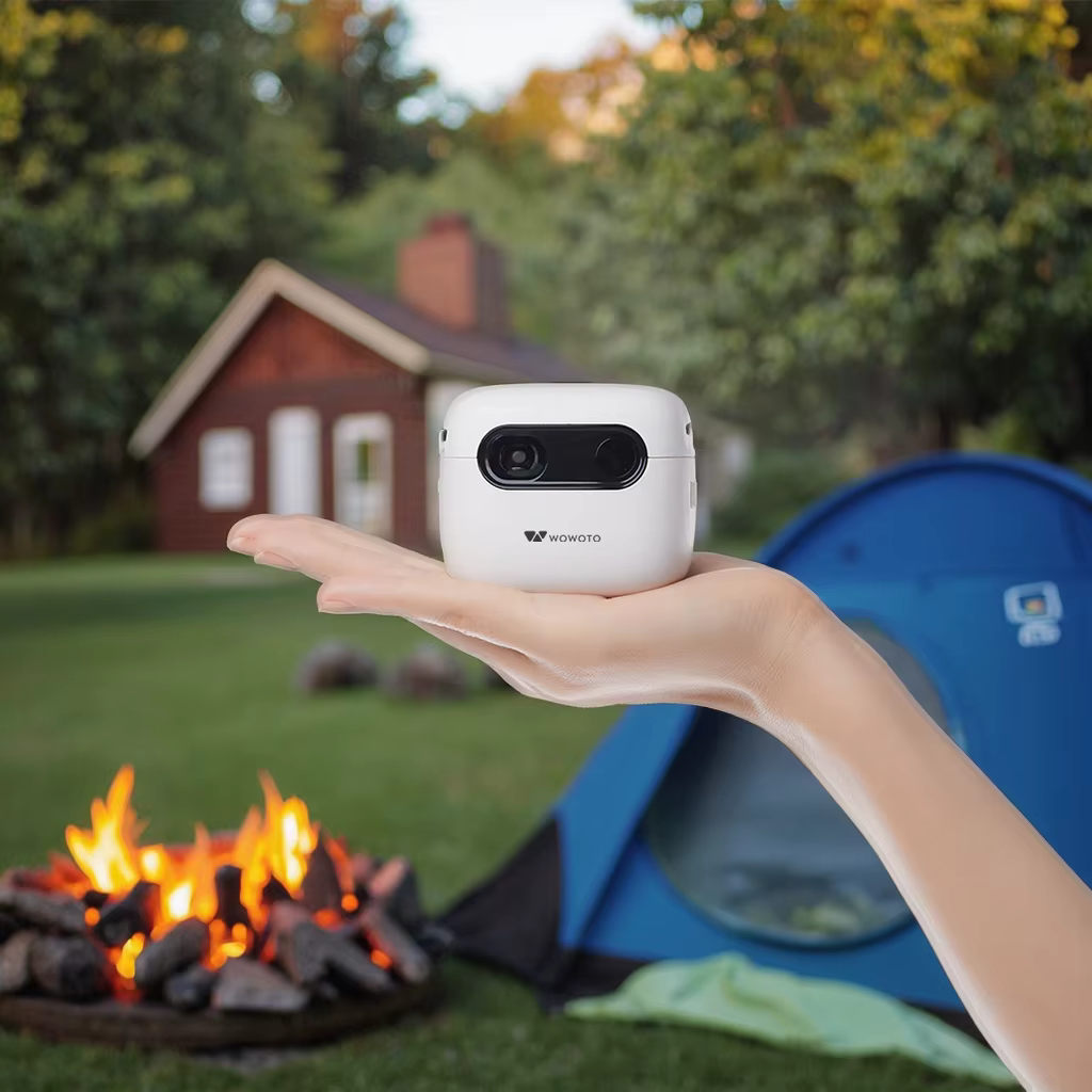 Q7s Mini Portable HD 4k Android 9.0 Dual Brand WiFi BT Smart Projector Factory Price — image 2