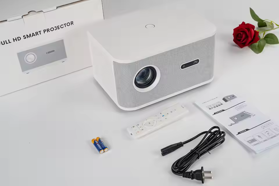 2025 BL06 4K Auto Focus Android Projector 1080p Business Education Pico Pocketable Built-in Speakers 1600 ANSI Lumens LED Lamp — image 2