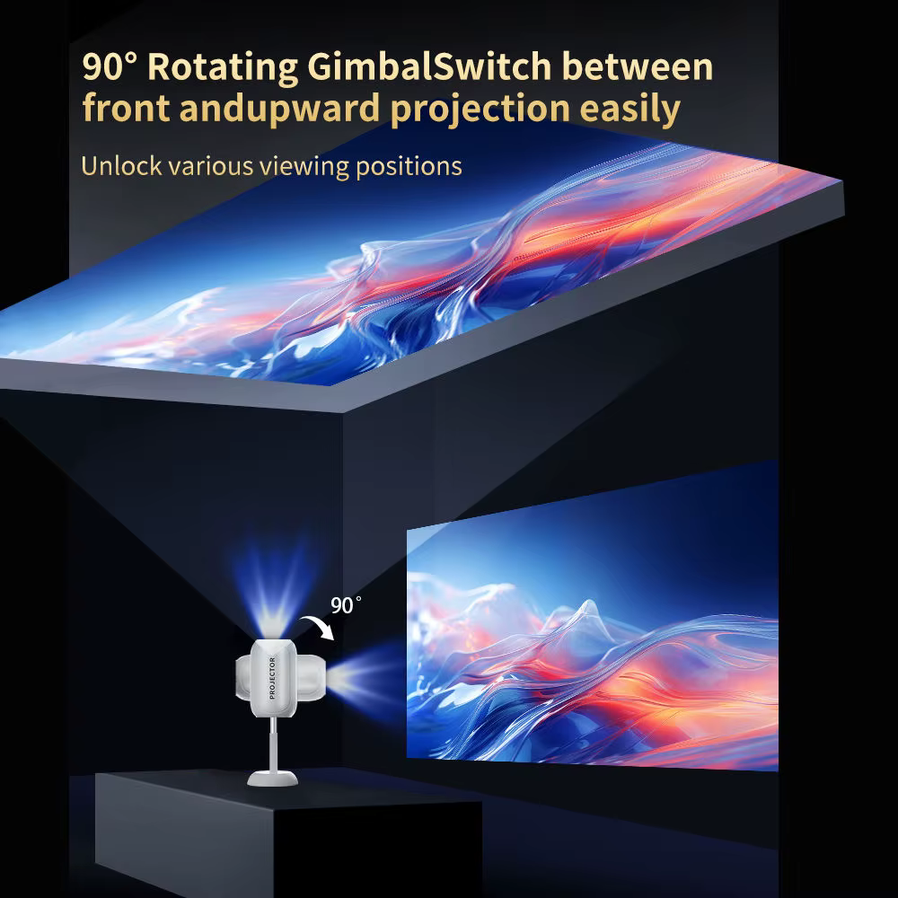 Wholesalers Ts-6 240ansi Vertical Screen Projector Android Wifi Bt Tv Projector 4k Home Theater Lcd Smart Projector — image 5