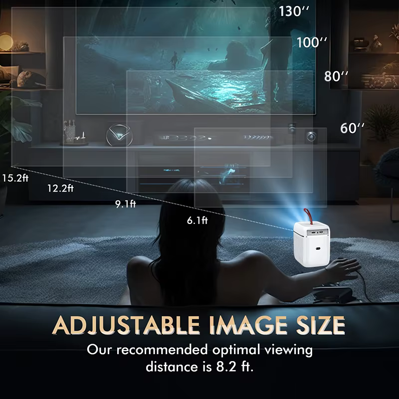 Tripsky WIFI Projector Smart LCD Beam Video LED Projector Android Portable Proyector Home Smart 3d Mini 4k Projectors — image 6