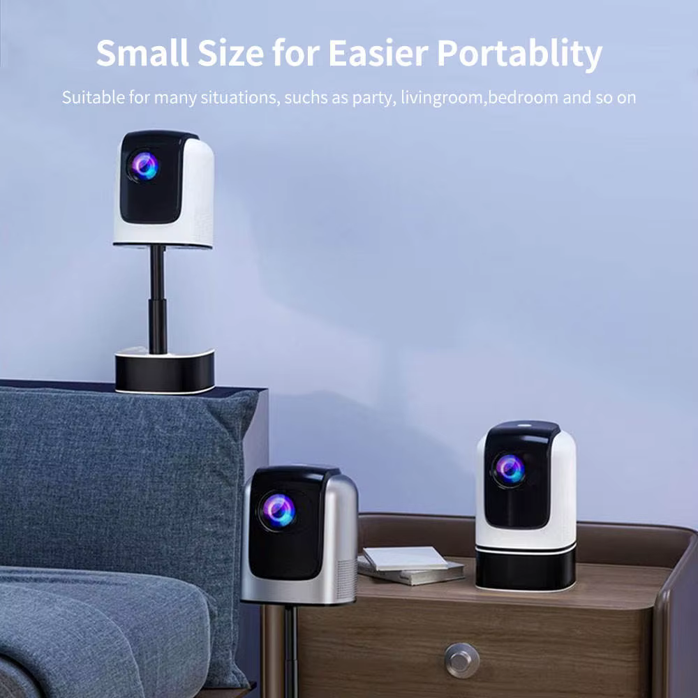 Tripsky TS-1 Home Theater Wifi Projector 240 ANSI Portable Wifi 4K LCD Projector with Stand Full HD Cinema Proyector — image 2
