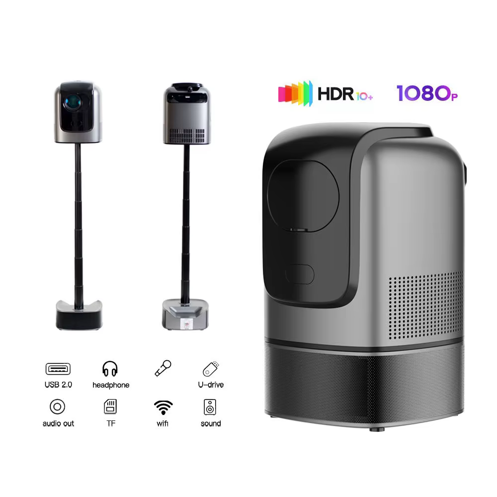 Tripsky TS-1 Home Theater Wifi Projector 240 ANSI Portable Wifi 4K LCD Projector with Stand Full HD Cinema Proyector — image 5
