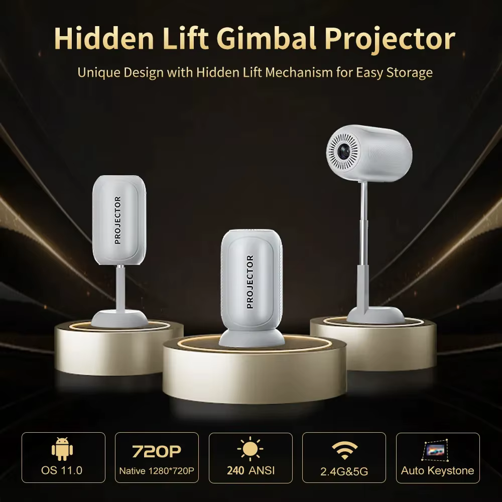 Ts-6 Android 11 Projector Home Cinema Theater Portable Smart Projector With Wifi 720P 240 ANSI Lumen Projectors — image 3