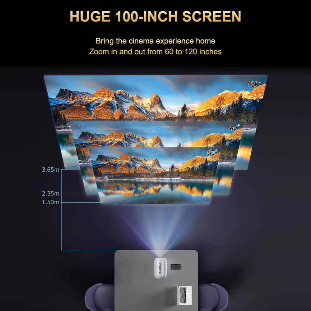 Ts-6 Android 11 Projector Home Cinema Theater Portable Smart Projector With Wifi 720P 240 ANSI Lumen Projectors — image 5