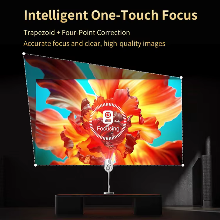 TS-3 Wholesales Smart LED Proyector 4K Wifi Android 11 Video Projecteur Home Theater Folding Portable Android Projector — image 4