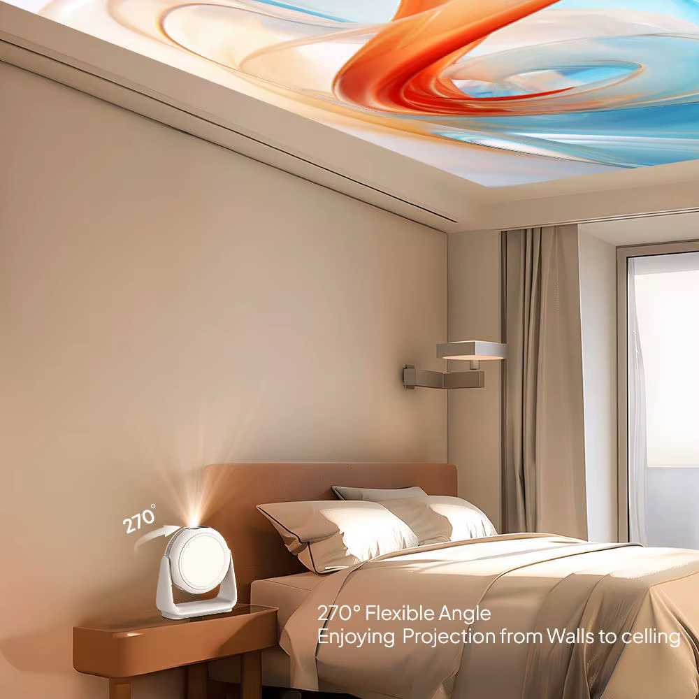 Tripsky K1 Android Projector WIFI BT 230ANSI Mini Rechargeable Projector with Battery Smart Home Theater Video Proyector — image 3
