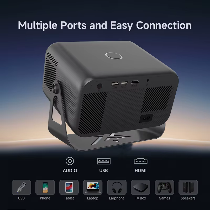 Tripsky Factory 4K Proyector Mini Business Office Projector Outdoor Movie Projector Android Smart Projectors — image 5