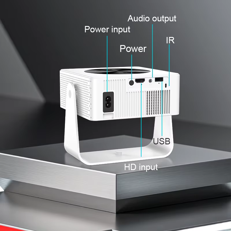 Tripsky T1pro Mini Projector with WiFi and Bluetooth 4K Support Smart Projector Android 13 Outdoor Portable Proyector — image 6