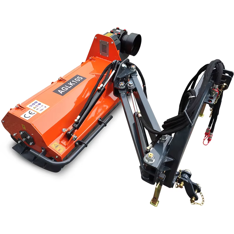 Agriculture Machinery Tractor Flail Mower Standard Ditch Bank Hydraulic Flail Mower for Slope Roadside Mowing — image 3