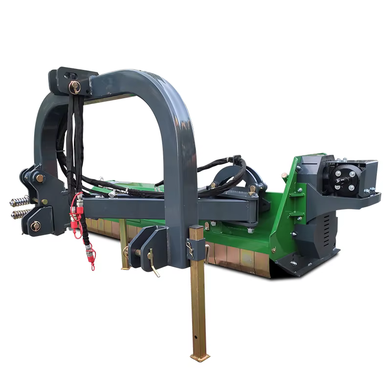 High Efficient Compact Tractor Lawn Mower Side Shift Hydraulic Flail Mower for Sales — image 2