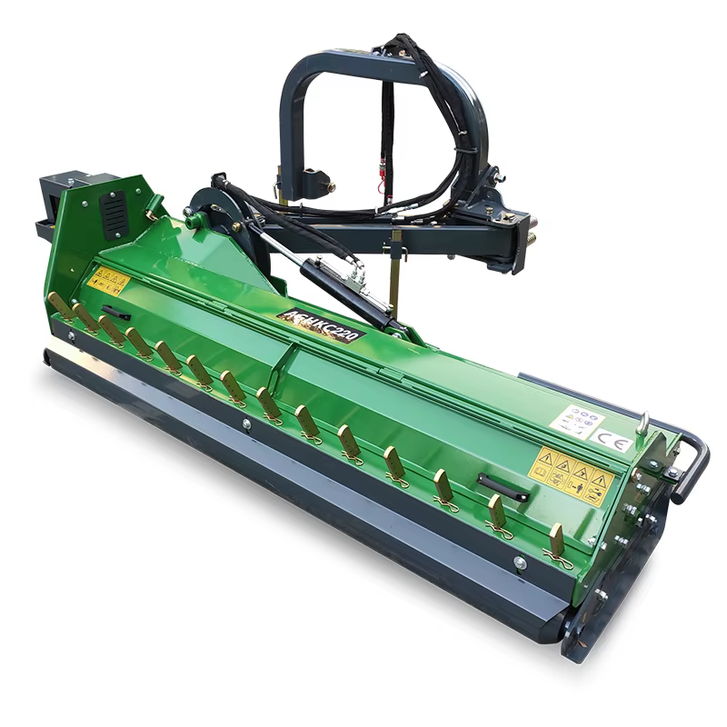 High Efficient Compact Tractor Lawn Mower Side Shift Hydraulic Flail Mower for Sales — image 4