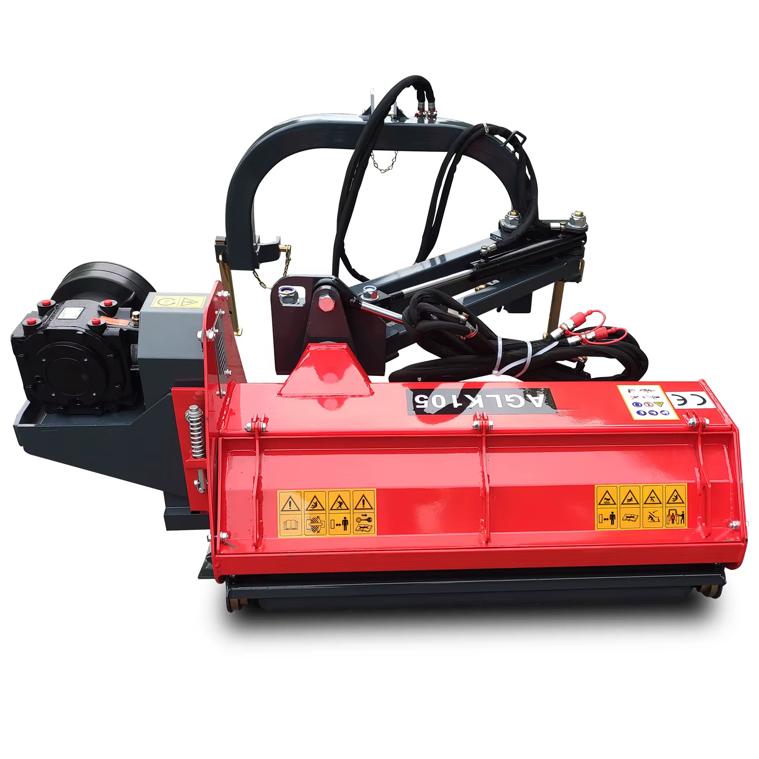 Farm Machinery Offset Flail Mulcher Hydraulic PTO Flail Mower for Compact Tractors — image 3