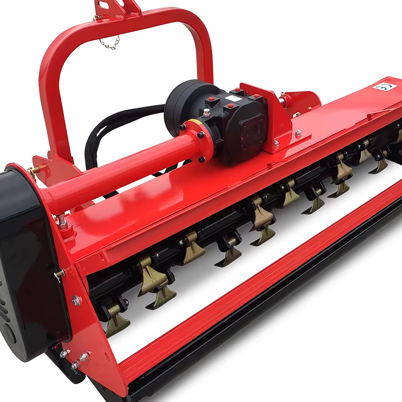 Farm Machinery Heavy Duty Hydraulic Tractor Flail Mower Grass Cutter Machine — image 2