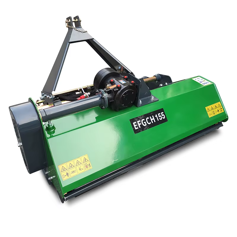 Farm Tractor Pto Drive 3 Point Linkage Hydraulic Flail Mower for Roadside Grass Cutting — image 3