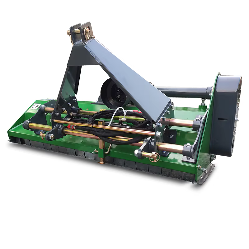 Farm Tractor Pto Drive 3 Point Linkage Hydraulic Flail Mower for Roadside Grass Cutting — image 4