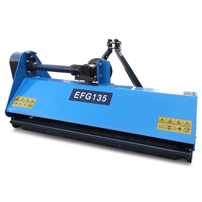 CE Certificated High Quality 3 Point Hitch Pto Flail Mower EFG135 Tractor Flail Mower for Sale — image 2