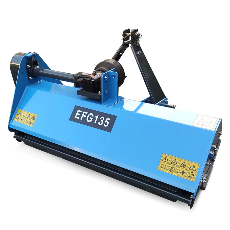 CE Certificated High Quality 3 Point Hitch Pto Flail Mower EFG135 Tractor Flail Mower for Sale — image 3