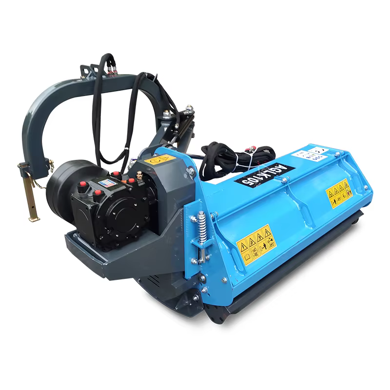 Tractor PTO Driven Grass Mower Lightweight Hydraulic Flail Mower with an Outreach Arm — image 3