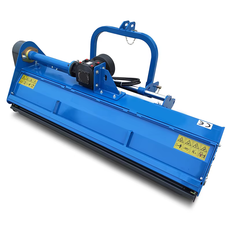 High Quality Heavy Duty Tractor Grass Cutter Hydraulic Flail Mower with Opening Flap — image 3