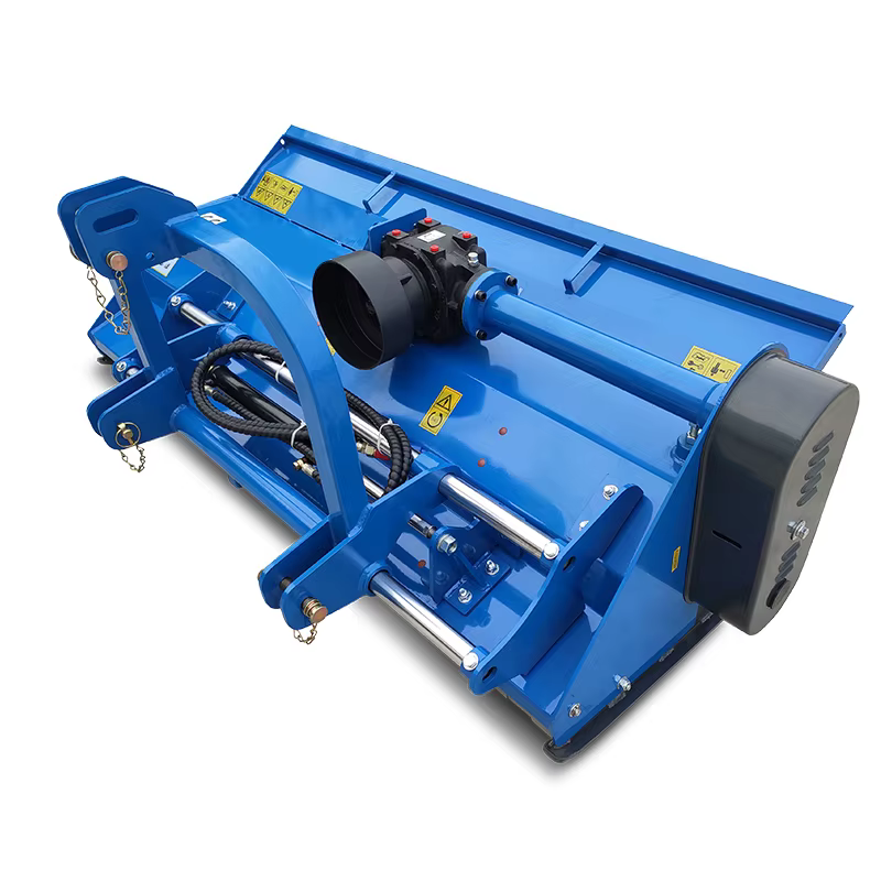 High Quality Heavy Duty Tractor Grass Cutter Hydraulic Flail Mower with Opening Flap — image 4