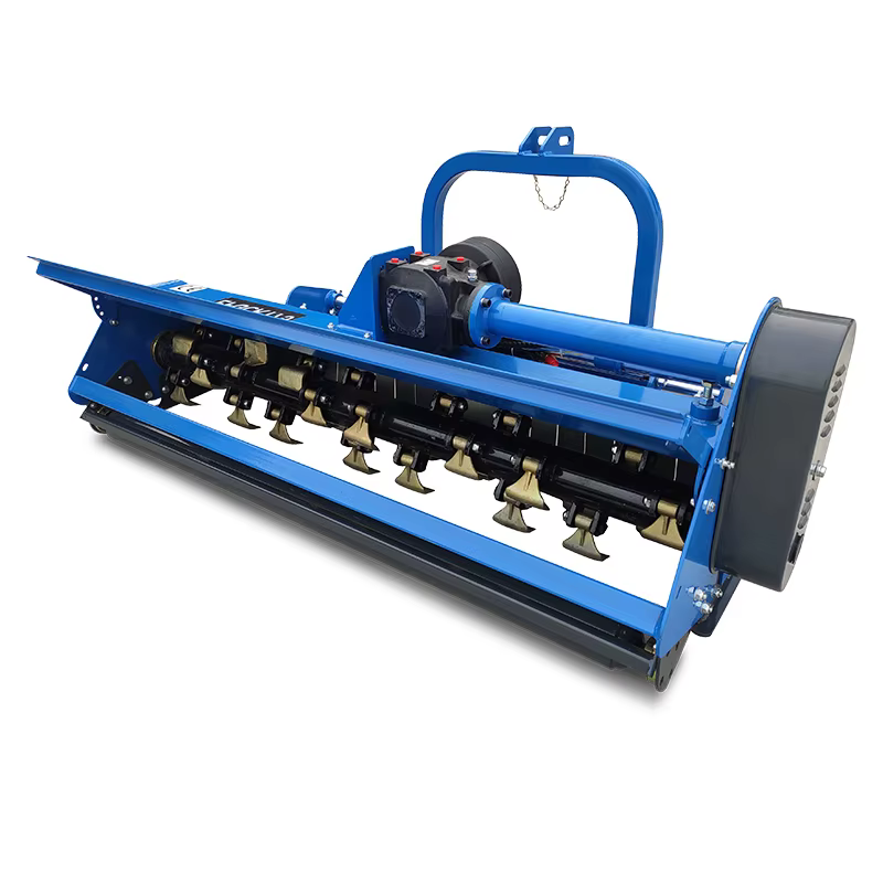 High Quality Heavy Duty Tractor Grass Cutter Hydraulic Flail Mower with Opening Flap — image 5
