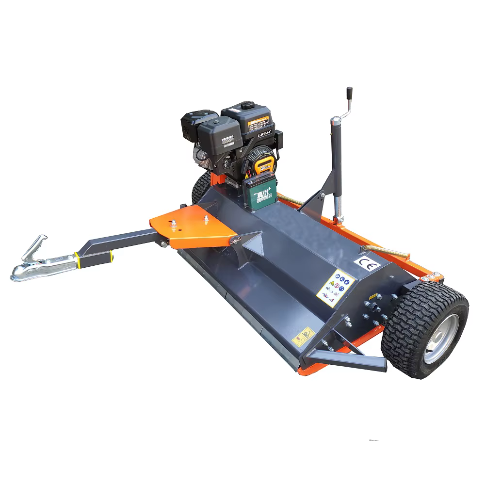 High Quality Grass Cutter Machine Tow Behind Mower ATV Flail Mower with 15hp Gasoline Engine — image 2