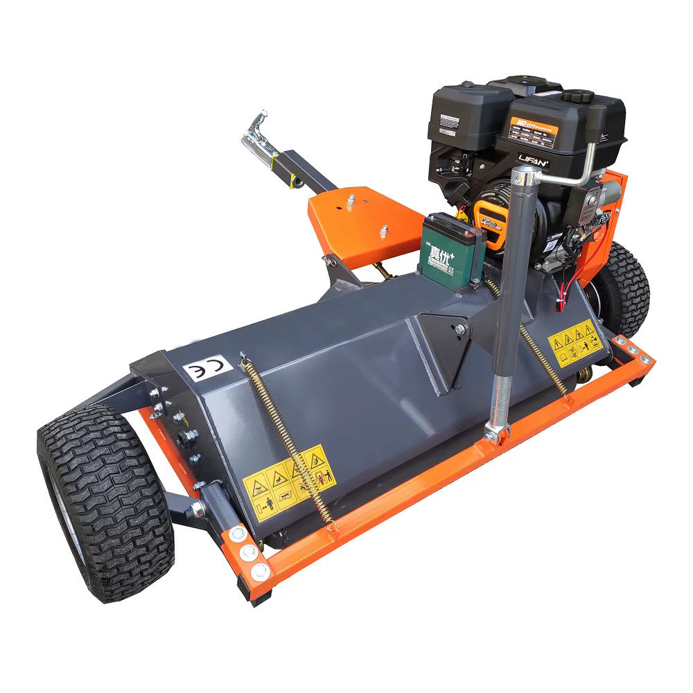 High Quality Grass Cutter Machine Tow Behind Mower ATV Flail Mower with 15hp Gasoline Engine — image 3