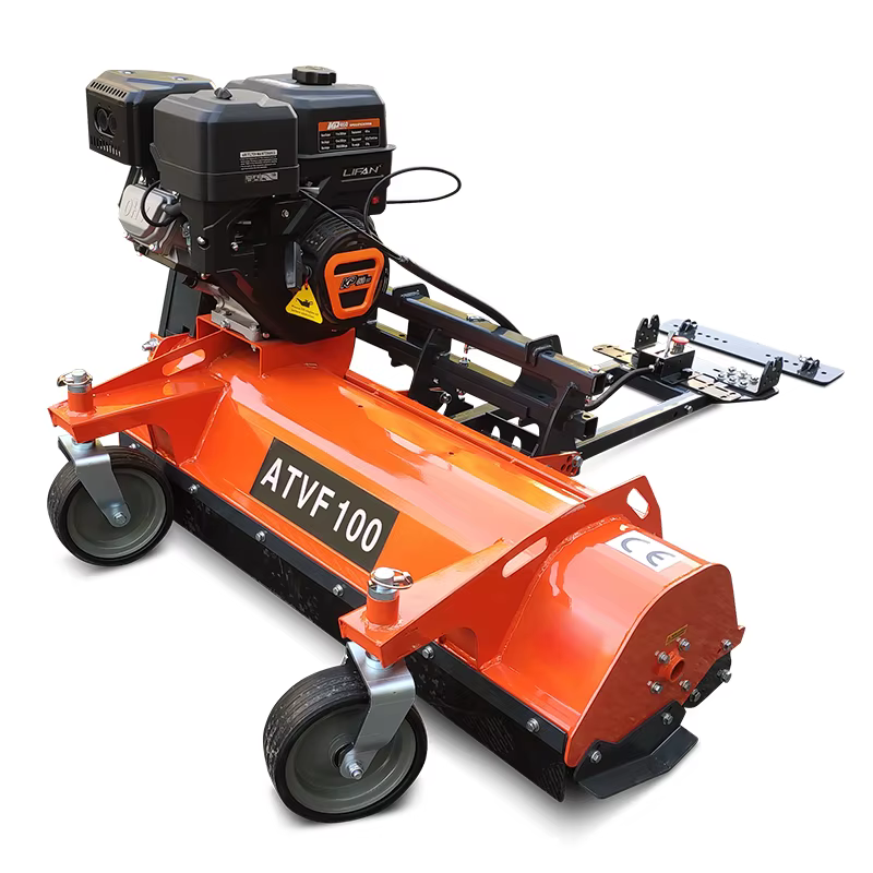 Agriculture Front Mounted ATV Flail Mower Gasoline Towable ATV Lawn Mower — image 4